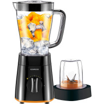 Kenwood Blender 500W Smoothie Blender Smoothie Maker 1.5L With Multi Mill Grinder Chopper , Ice Crush Function Blp15.150Bk Black