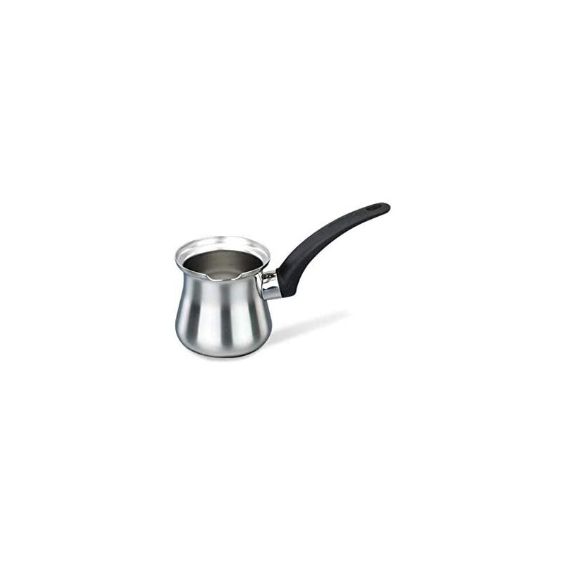 Korkmaz Orbit Stainless Steel Turkish Coffee Pot 3 Cup, Silver, A1207
