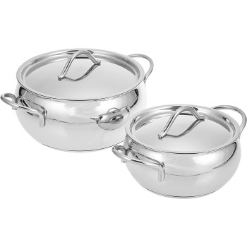 Korkmaz Tombik Xl 11Pc Cookware Set, Silver, A1806