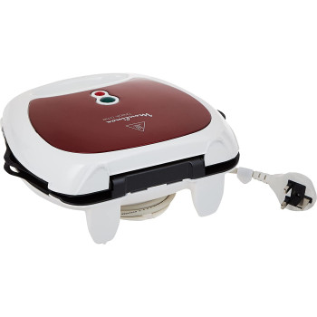 Moulinex Sandwich Maker,700 watts, 3 in 1 panini, sandwich and waffle maker,Red