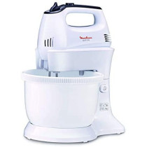 Moulinex Quickmix Hand Mixer, 300 Watts, White, Hm311127 Min 1 year manufacturer warranty