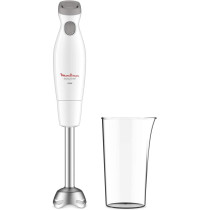 Moulinex Easy Chef Hand Blender With 800 ml Beaker, 450W, White, Plastic Stainless Steel, Dd451127 Min 1 year manufacturer warranty