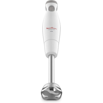 Moulinex Easy Chef Hand Blender With 800 ml Beaker, 450W, White, Plastic Stainless Steel, Dd451127 Min 1 year manufacturer warranty