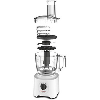 Moulinex Easy Force 1.8 Liter And 2.4 Liter Bowl Capacity Food Processor With 6 Attachments And 25 Different Functions
