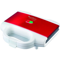 Moulinex Sandwich Maker, perfect for sandwiches, paninis, all breads, red color, SM156843