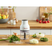 Moulinex Multimoulinette Essential 400 ML Chopper, 300 Watts, White, Plastic, Dj520127 Min 1 year manufacturer warranty