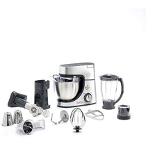 Moulinex Masterchef Gourmet Kitchen Machine, 1100 Watts, Silver, Plastic Stainless Steel, Qa513D27 Min 1 year manufacturer warranty